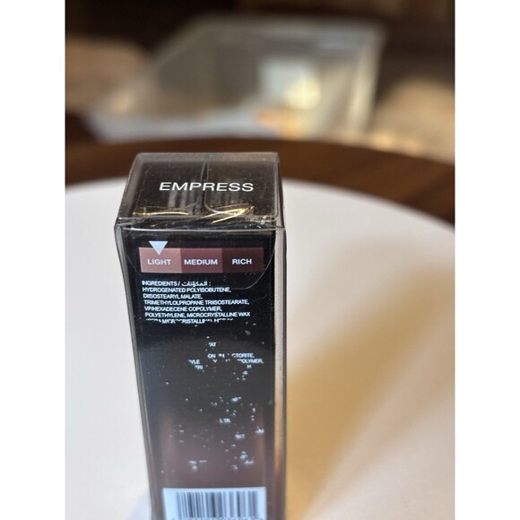 HUDA BEAUTY Bossy Browns Power Bullet Cream Lipstick Goal Digger 0.1oz NIB - Picture 5 of 6